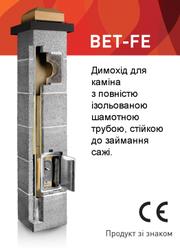 Дымоход керамический для  камина PLEWA BET–FE